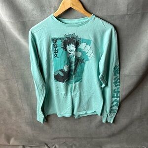 My Hero Academia Shirt Long Sleeve Mens Size medium